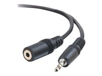 C2G - Lydforlengelseskabel - mini-phone stereo 3.5 mm hann til mini-phone stereo 3.5 mm hunn - 7 m - skjermet - formstøpt 80095