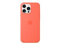 Apple - Baksidedeksel for mobiltelefon - MagSafe-samsvar - silikon - mandarin - for iPhone 16 Pro Max MDGX4ZM/A