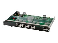 HPE Aruba 6400 24-port 10Gbase-T and 4-port SFP56 v2 - Switch - L3 - 24 x 10GBase-T + 4 x 50 Gigabit Ethernet SFP56 - rackmonterbar R0X42C