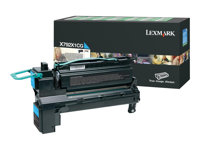 Lexmark - Ekstra høy ytelse - cyan - original - tonerpatron LCCP, LRP - for Lexmark X792de, X792dte, X792dtfe, X792dtme, X792dtpe, X792dtse X792X1CG