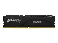 Kingston FURY Beast - DDR5 - modul - 8 GB - DIMM 288-pin - 4800 MHz / PC5-38400 - CL38 - 1.1 V - ikke-bufret - on-die ECC KF548C38BB-8