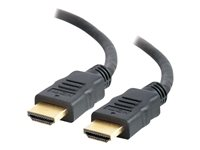 C2G 15ft 4K HDMI Cable with Ethernet - High Speed HDMI Cable - M/M - HDMI-kabel med Ethernet - HDMI hann til HDMI hann - 4.57 m - skjermet - svart 50612