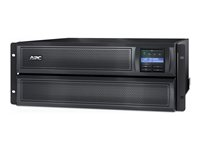 APC Smart-UPS - UPS (kan monteres i rack) - AC 100/110/120/127 V - 2700 watt - 2880 VA - 1 x batteri - USB, serial - utgangskontakter: 3 - 4U - svart - TAA-samsvar SMX3000RMX93