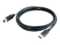 C2G - USB-kabel - USB-type A (hann) til USB Type B (hann) - USB 3.0 - 3 m - svart 81682