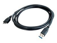 C2G - USB-kabel - USB-type A (hann) til Micro-USB Type B (hann) - USB 3.0 - 1 m - svart 81683