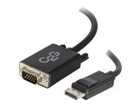 C2G DisplayPort Male to VGA Male Adapter Cable - DisplayPort-kabel - DisplayPort (hann) til HD-15 (VGA) (hann) - 3 m - svart 84333