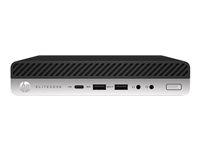 HP EliteDesk 800 G4 - minibordmaskin Core i5 8500 3 GHz - vPro - 8 GB - SSD 256 GB 4QC83EA