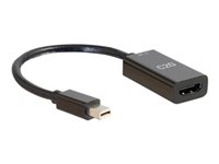 C2G 8in Mini DisplayPort Male to HDMI Female Passive Adapter Converter - 4K 30Hz - Video adapter - Mini DisplayPort hann til HDMI hunn - 20.3 cm - svart - 4K-støtte, passiv 84430