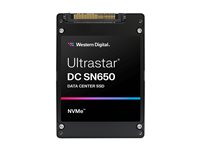 WD Ultrastar DC SN650 WUS5EA176ESP5E3 - SSD - 7.68 TB - intern - 2.5" - U.3 PCIe 4.0 (NVMe) 0TS2374