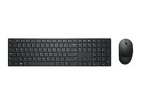 Dell Pro KM5221W - Tastatur- og mussett - trådløs - 2.4 GHz - QWERTY - Pan Nordic - svart - for Latitude 3320, 3520, 7320 Detachable; Vostro 15 3515; XPS 17 9710 KM5221WBKB-NOR