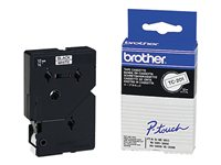 Brother - Svart - hvit - Rull (1,2 cm) 1 rull(er) merkelapper - for P-Touch PT-15, PT-20, PT-6 TC201