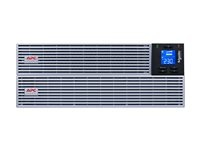 APC Easy UPS On-Line - UPS (kan monteres i rack) - AC 230 V - 1800 watt - 2000 VA - litiumion - RS-232, USB - utgangskontakter: 6 - 4U - 19" - svart med sølv - for Modbus Card SRVSMB001 SRVL2KRILRK