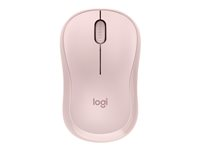 Logitech M240 Silent - Mus - høyre- og venstrehåndet - optisk - 3 knapper - trådløs - Bluetooth - rosa 910-007121