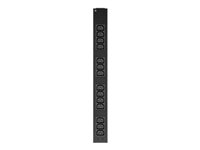 APC Basic Rack PDU - Strømfordelerenhet (kan monteres i rack) - AC 100-240 V - inngang: IEC 60320 C20 - utgangskontakter: 14 (power IEC 60320 C13) - for P/N: AR3106SP, SMX1000C, SMX1500RM2UC, SMX1500RM2UCNC, SMX750C, SMX750CNC, SRT5KRMXLW-TW AP6003A