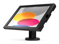 Compulocks iPad 10.9" 10th Gen Swell Enclosure Tilting Stand 4" - Stativ - for nettbrett - svellinginnhegning - svart - skjermstørrelse: 10.9" - skranke - for Apple 10.9-inch iPad Wi-Fi, Wi-Fi + Cellular TCDP04209SWLB