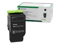 Lexmark - Høykapasitets - svart - original - tonerpatron LCCP, LRP - for Lexmark C2325dw, C2425dw, C2535dw, MC2325adw, MC2425adw, MC2535adwe, MC2640adwe C232HK0