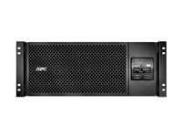 APC Smart-UPS SRT 6000VA RM - UPS (kan monteres i rack) - AC 230 V - 6000 watt - 6000 VA - Ethernet 10/100, USB - utgangskontakter: 13 - 4U - svart - for P/N: AR3100W, AR3103SP, AR3105W, AR3106SP, AR3155W, AR3305W, AR3355SP, AR3355W, NBWL0356A SRT6KRMXLI-6W