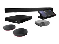 Lenovo ThinkSmart Core - Full Room Kit - videokonferansesett - med 3-års Lenovo Premier Support + First Year Maintenance - Certified for Microsoft Teams Rooms - svart 12QN0004MT