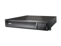 APC Smart-UPS X 1000 Rack/Tower LCD - UPS (kan monteres i rack) - AC 230 V - 800 watt - 1000 VA - RS-232, USB - utgangskontakter: 8 - 2U - svart SMX1000I