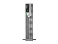 APC Smart-UPS Ultra - UPS (rackmonterbar/ekstern) - utvidet driftstid, fastkoblet 3-leder utgang, nettverkskort, online, tårn, med skinnekit - AC 220-230 V - 5000 watt - 5000 VA - litiumion - Ethernet, USB - utgangskontakter: 1 - 2U - sølvgrå SRTL5KRM2UI-HW