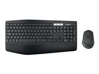 Logitech MK850 Performance - Tastatur- og mussett - trådløs - Bluetooth, 2.4 GHz - Nordisk 920-008229