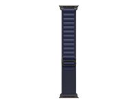 Apple - Sløyfe for smart armbåndsur - 49 mm, svart titanfinish - Stor størrelse - marineblå MYPY3ZM/A