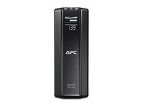 APC Back-UPS Pro 1500 - UPS - AC 230 V - 865 watt - 1500 VA - RS-232, USB - utgangskontakter: 10 - svart BR1500GI