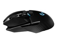 Logitech Wireless Gaming Mouse G903 LIGHTSPEED with HERO 16K sensor - Mus - høyre- og venstrehåndet - optisk - 11 knapper - trådløs, kablet - USB, 2.4 GHz - USB Logitech LIGHTSPEED-mottaker 910-005672