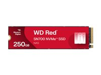 WD Red SN700 WDS250G1R0C-68BDK0 - SSD - 250 GB - intern - M.2 2280 - PCIe 3.0 x4 (NVMe) WDS250G1R0C-68BDK0