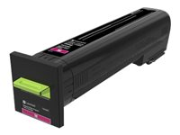 Lexmark - Magenta - original - tonerpatron LCCP, LRP - for Lexmark CS820, CX820, CX825, CX860 72K20M0