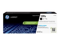 HP 139X - Høy ytelse - svart - original - LaserJet - tonerpatron (W1390X) - for LaserJet Pro 3001dw, 3001dwe, 3002dn, 3002dw, 3002dwe, 3003dw W1390X