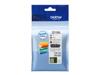 Brother LC3219XL Value Pack - 4-pack - XL - svart, gul, cyan, magenta - original - blekkpatron - for Brother MFC-J5330, J5335, J5730, J5930, J6935; Business Smart Pro MFC-J6930 LC3219XLVALDR