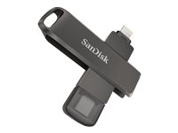 SanDisk iXpand Luxe - USB-flashstasjon - 128 GB - USB-C / Lightning SDIX70N-128G-GN6NE