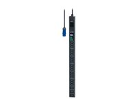 APC Easy Metered Rack PDU EPDU1116M - Strømfordelerenhet (kan monteres i rack) - AC 200/208/230 V - 3680 VA - Ethernet - inngang: IEC 60309 2P+E - utgangskontakter: 21 (18 x IEC 60320 C13, 3 x IEC 60320 C19) - 0U - 3 m kabel - svart - for P/N: AR9300SP, AR9300SP-R, AR9307SP, AR9307SP-R, SMC1000I-2UC, SMC1000IC, SMC1500I-2UC EPDU1116M