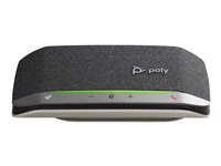 Poly Sync 20 - Smart høyttalertelefon - Bluetooth - kablet, trådløs - USB-A - sølv - Certified for Microsoft Teams 772D2AA