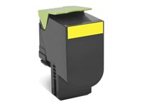 Lexmark 702XY - Ekstra høy ytelse - gul - original - tonerpatron LCCP, LRP - for Lexmark CS510de, CS510dte 70C2XY0