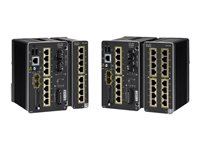 Cisco Catalyst IE3300 Rugged Series - Network Advantage - switch - Styrt - 10 x 10/100/1000 (8 PoE+) + 2 x SFP - DIN-skinnemonterbar - PoE+ (360 W) - DC-strøm IE-3300-8P2S-A