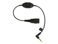 Jabra - Hodetelefonkabel - Quick Disconnect hann til mini-phone stereo 3.5 mm hann - 30 cm 8800-00-103