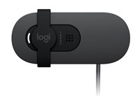 Logitech BRIO 100 - Nettkamera - farge - 2 MP - 1920 x 1080 - 1080p, 720p - lyd - USB 960-001585