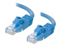 C2G Cat6 Booted Unshielded (UTP) Crossover Patch Cable - Krysskabel - RJ-45 (hann) til RJ-45 (hann) - 1.5 m - UTP - CAT 6 - formstøpt, uten hindringer, flertrådet - blå 83524