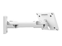 Compulocks VESA Swing Arm Mount - Monteringssett (svingarm) - for nettbrett - stål - hvit - under skap, inni vegghjørne, utenfor vegghjørne - for Axis iPad POS Enclosure 827W