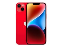 Apple iPhone 14 Plus - (PRODUCT) RED - 5G smartphone - dobbelt-SIM / Internminne 512 GB - OLED-display - 6.7" - 2778 x 1284 piksler - 2x bakkameraer 12 MP, 12 MP - front camera 12 MP - rød MQ5F3QN/A