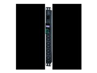 APC Easy Metered Rack PDU EPDU1016M - Strømfordelerenhet (kan monteres i rack) - AC 200/208/230 V - 3680 VA - Ethernet - inngang: IEC 60320 C20 - utgangskontakter: 8 (power IEC 60320 C13) - 1U - 2.5 m kabel - svart - for P/N: AR106V, SCL400RMJ1U, SCL500RMI1UC, SCL500RMI1UNC, SMTL1000RMI2UC, SMTL750RMI2UC EPDU1016M