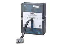 APC Replacement Battery Cartridge #33 - UPS-batteri - 1 x batteri - blysyre - koksgrå - for P/N: BR1100CI, BR1100CI-IN, BR650CI, BR650CI-RS, BT1500, BT1500BP, SC1000ICH, SN1000 RBC33