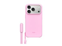 Beats - Baksidedeksel for mobiltelefon - med stativ - MagSafe-samsvar - polykarbonat - pebble pink - for iPhone 17 Pro MGY84LL/A