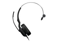 Jabra Evolve2 50 MS Mono - Hodesett - on-ear - kablet - aktiv støydemping - USB-C - svart - Zoom Certified, Certified for Microsoft Teams, Cisco Webex Certified, Alcatel-Lucent Certified, Unify Certified, Google Meet Certified, Amazon Chime Certified 25089-899-899