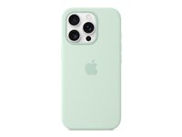 Apple - Baksidedeksel for mobiltelefon - MagSafe-samsvar - silikon - akvamarin - for iPhone 16 Pro MDG04ZM/A