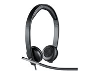 Logitech USB Headset Stereo H650e - Hodesett - on-ear - kablet 981-000519