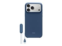 Beats - Baksidedeksel for mobiltelefon - med stativ - MagSafe-samsvar - polykarbonat - bedrock blue - for iPhone 17 Pro Max MGTR4LL/A