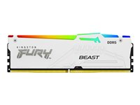 Kingston FURY Beast - DDR5 - sett - 32 GB: 2 x 16 GB - DIMM 288-pin - 5200 MHz / PC5-41600 - CL36 - 1.25 V - on-die ECC KF552C36BWEAK2-32